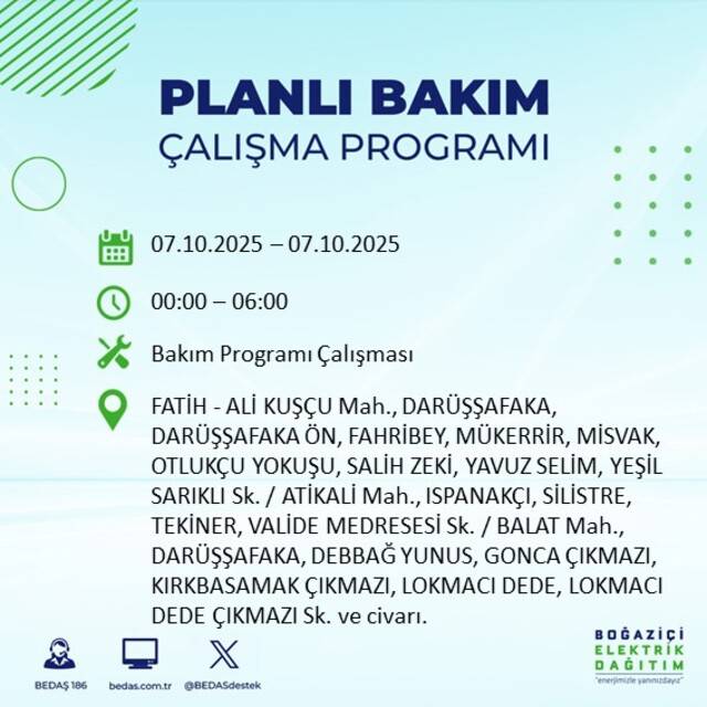 Bugün İstanbul karanlığa bürünecek! BEDAŞ açıkladı: 23 ilçede elektrikler kesilecek 48